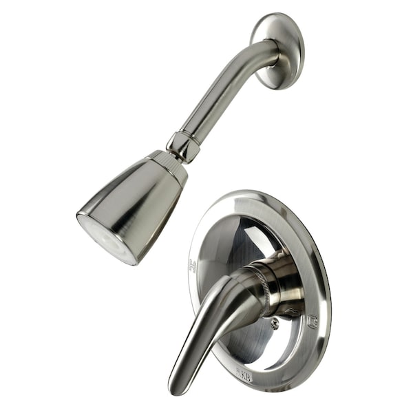 Shower Faucet, Brushed Nickel, Wall Mount